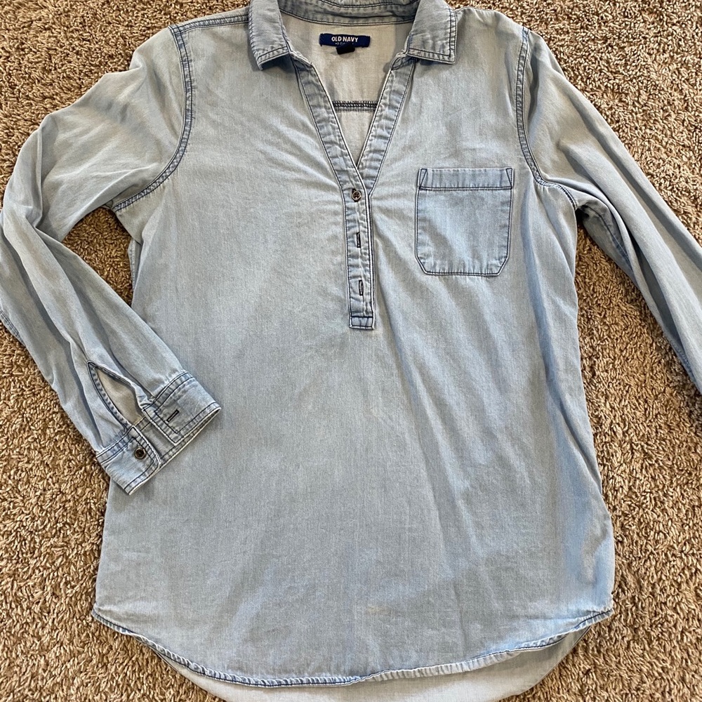 Old Navy Chambray Top